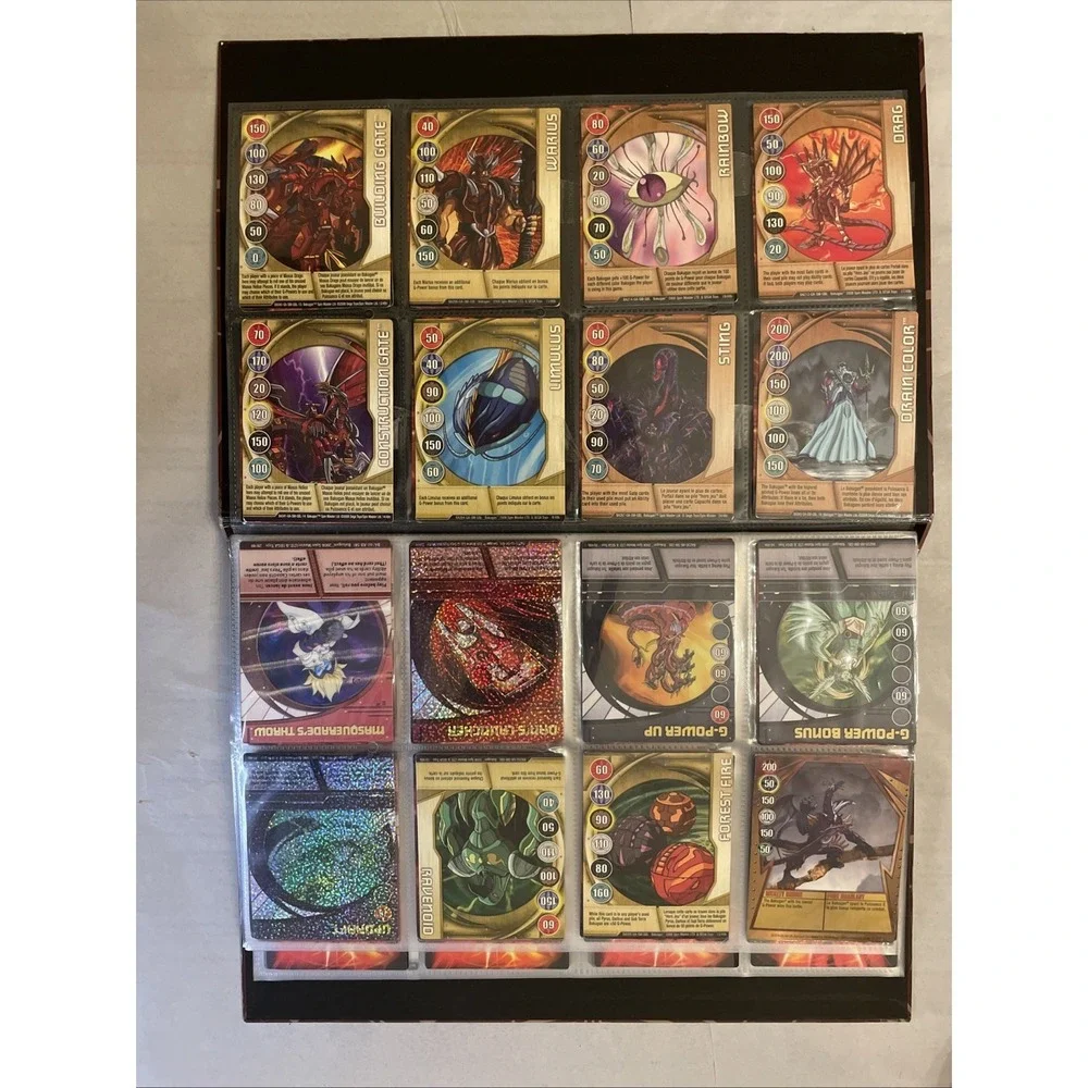 135 Cards | Bakugan Mixed Metal‎ Card Lot | Battle Brawler Binder